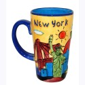 NYC Yellow Skyline Java Mug