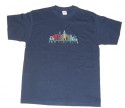 New York Skyline Color Navy Tee