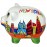 NYC Skyline Children Ceramic Piggy Bank
