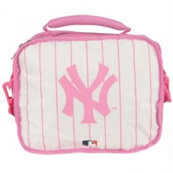 Yankees Pink Pinstripe Soft Lunch Box