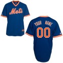 NY Mets Cooperstown Personalized Royal Blue Jersey