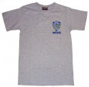 NYPD Embroidered Patch Ash Tee