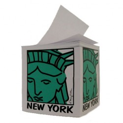 NYC "Lady Liberty" Paper Cube