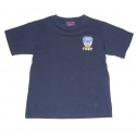 FDNY Embroidered Patch Navy Kids Tee
