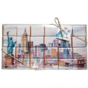NY Skyline Mosaic 24 pc Chocolate Gift Set