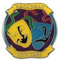 NYC Broadway Metal Magnet