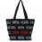 Robin-Ruth NY Black/White/Red Small Tote Bag