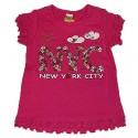NYC Floral Fuchsia Infant T-Shirt