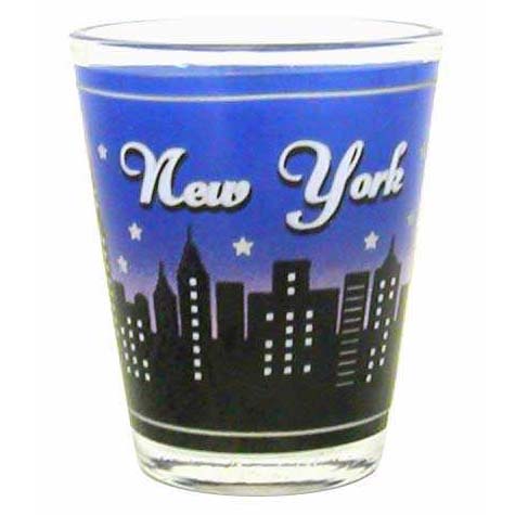 save on NY Night Skyline Shotglass