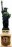 7" Statue of Liberty Statuette with clock