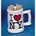 I Love NY Toothpick Holder Mug