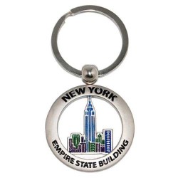 Empire State Building Cut Out Keyring