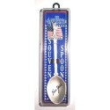 Statue of Liberty w/Flag Souvenir Spoon
