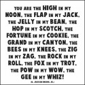 High In My Noon Quotable Card