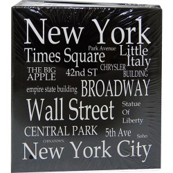 NYC "White Letters" Medium Photo Album