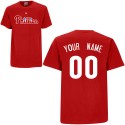 Philadelphia Phillies Personalized Red Youth T-Shirt