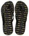Robin-Ruth NY Black Butterfly Ladies Flip Flop