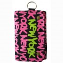 Neon Pink New York Wallet