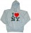 I Love NY Ash Embroidered Sweatshirt