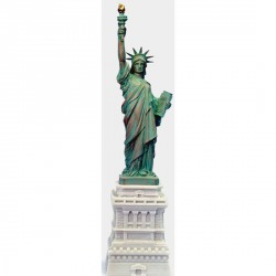 17 1/2 Inch Statue of Liberty w/ Full Base