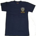 NYPD Embroidered Patch Navy Tee