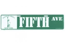 Fifth Ave. Street Sign
