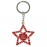 Big Apple NY Star Studded Keyring