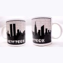 NYC "Grey Skyline" Espresso Mug