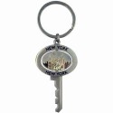 Icons Skyline Key Shaped Swivel Keyring