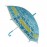 NYC Clear Neon Blue Umbrella