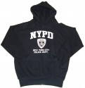 NYPD Full Chest Navy Hooded Sweatshirt