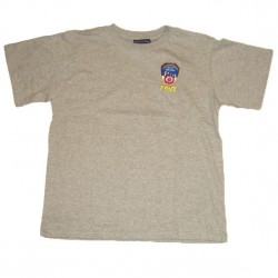 FDNY Embroidered Patch Ash Kids Tee