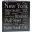 NYC "White Letters" Medium Photo Album