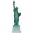 8 3/4 Inch Statue of Liberty w/ Half Base
