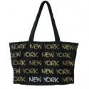 Robin-Ruth NY Black/Gold/White Tote Bag