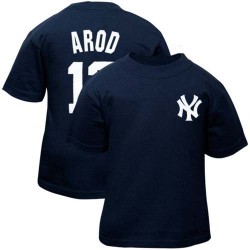 Yankees A-Rod Nickname and Number Toddler Tee