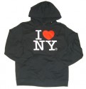 I Love NY Black Hooded Sweatshirt