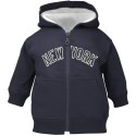 Yankees Navy Youth "Road" Full-Zip Hooded Sweatshirt