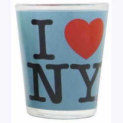 I Love NY Blue Shot Glass