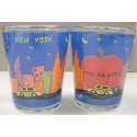 NYC Big Apple Hand Painted Shot Glass