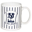 NYC Baseball Pinstripe Mug