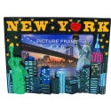NY Midnight Skies 3D Liberty 4 x 6 Frame