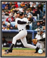 Derek Jeter Inside Out Swing 8x10 Framed