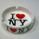 I Love NY Ceramic Ashtray