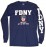 FDNY Full Chest And Sleeve LS Tee