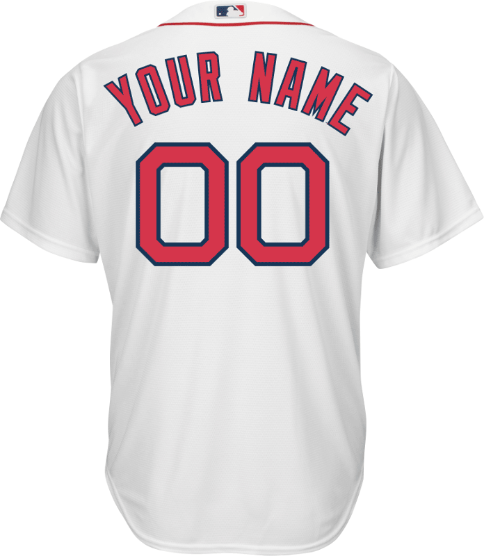 Boston Red Sox Replica Personalized Youth Home Jersey