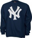 Yankees "Primary Logo" Crewneck Navy Sweatshirt