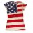 American Flag Ladies Fitted Tee
