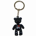 I Love NY Black Bear Keyring
