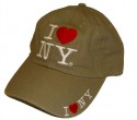 I Love NY Khaki Cap